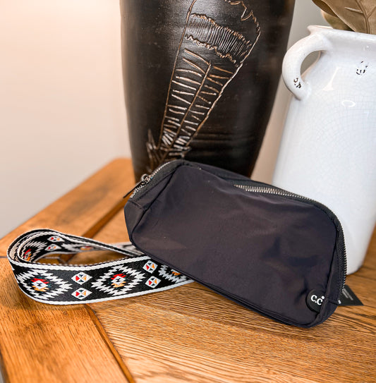 Aztec Patterned Belt Fanny Pack Belt Bag