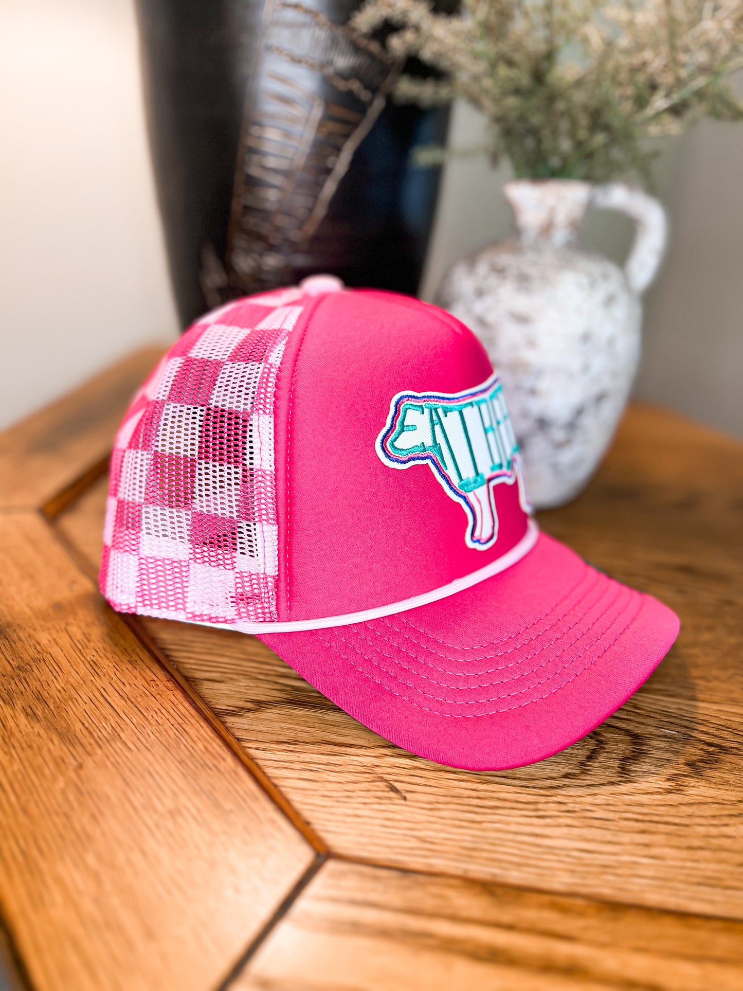 Eat Beef Patch Trucker Hat
