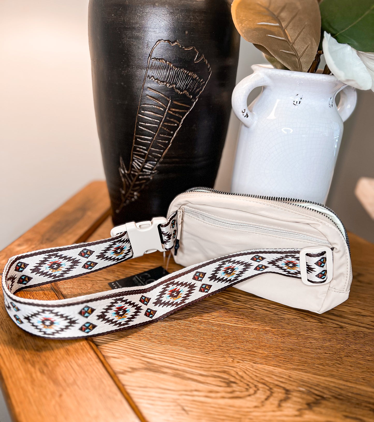 Aztec Patterned Belt Fanny Pack Belt Bag