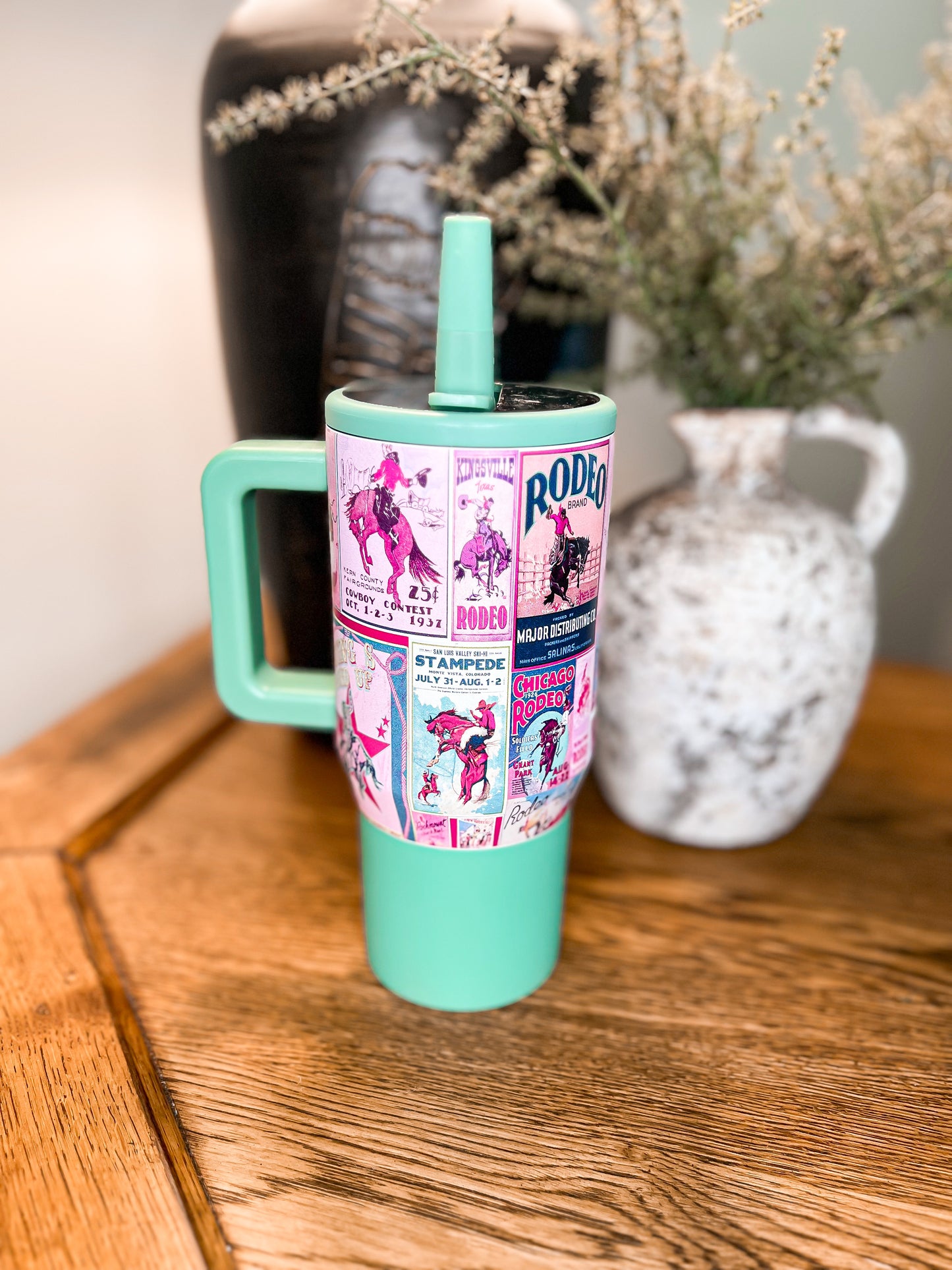 Pink Rodeo Poster 20oz Flip Top Tumbler