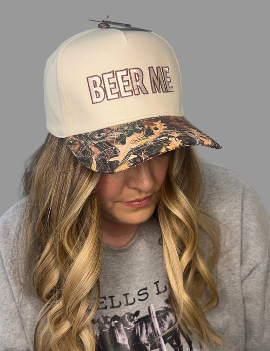 Beer Me Embroidered Trucker Hat