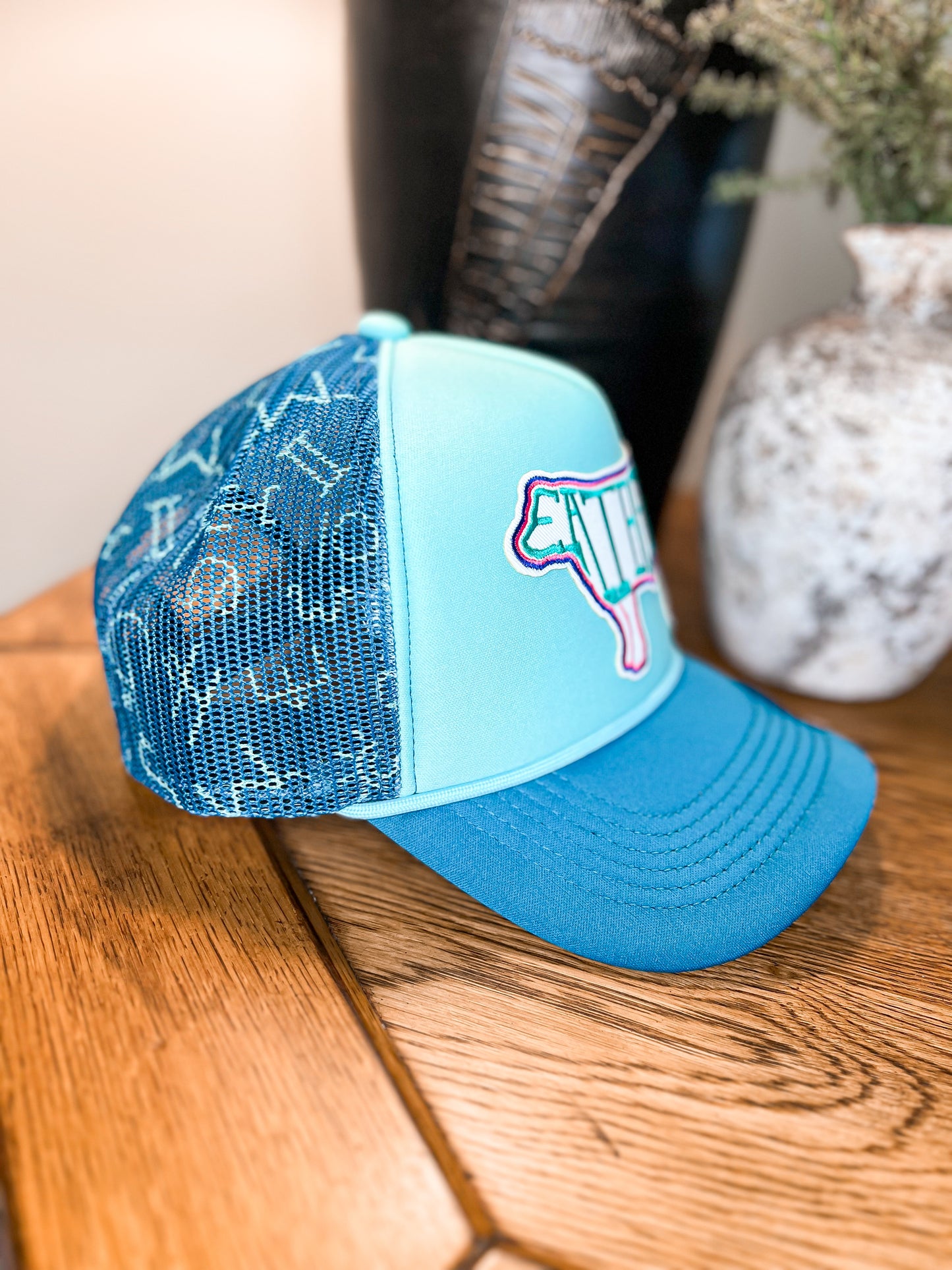Eat Beef Patch Trucker Hat