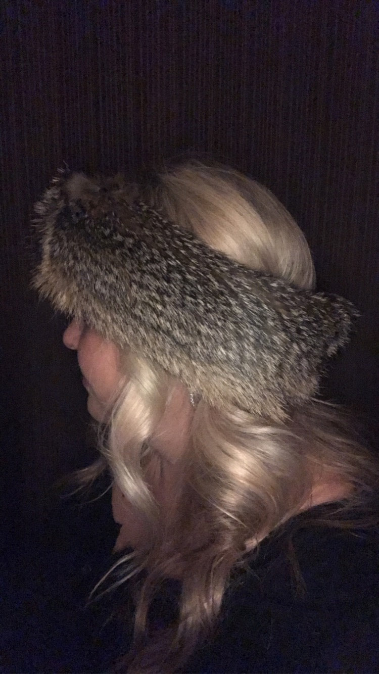 Grey Fox Headband/Scarf