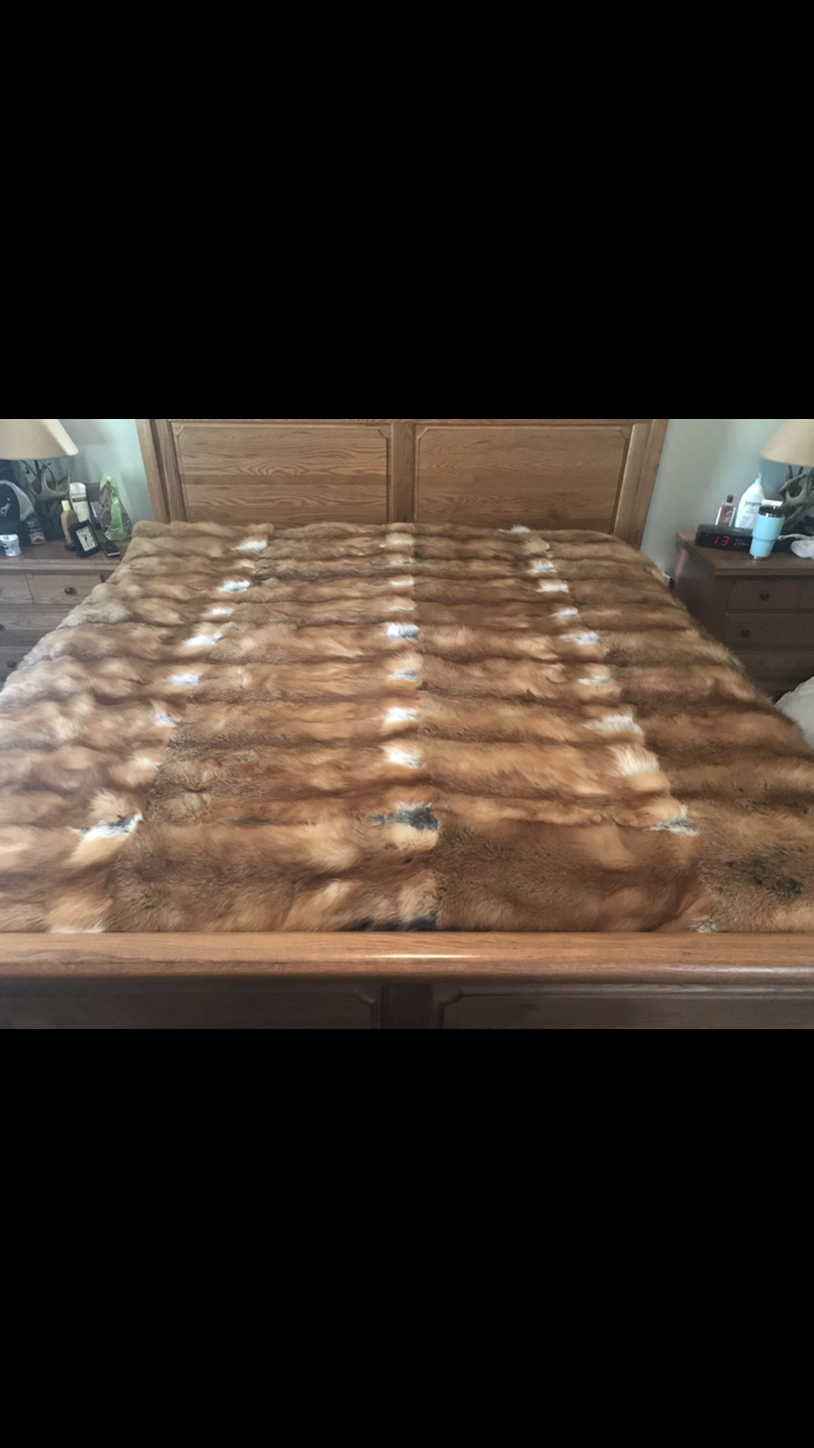 Red Fox Queen Blanket